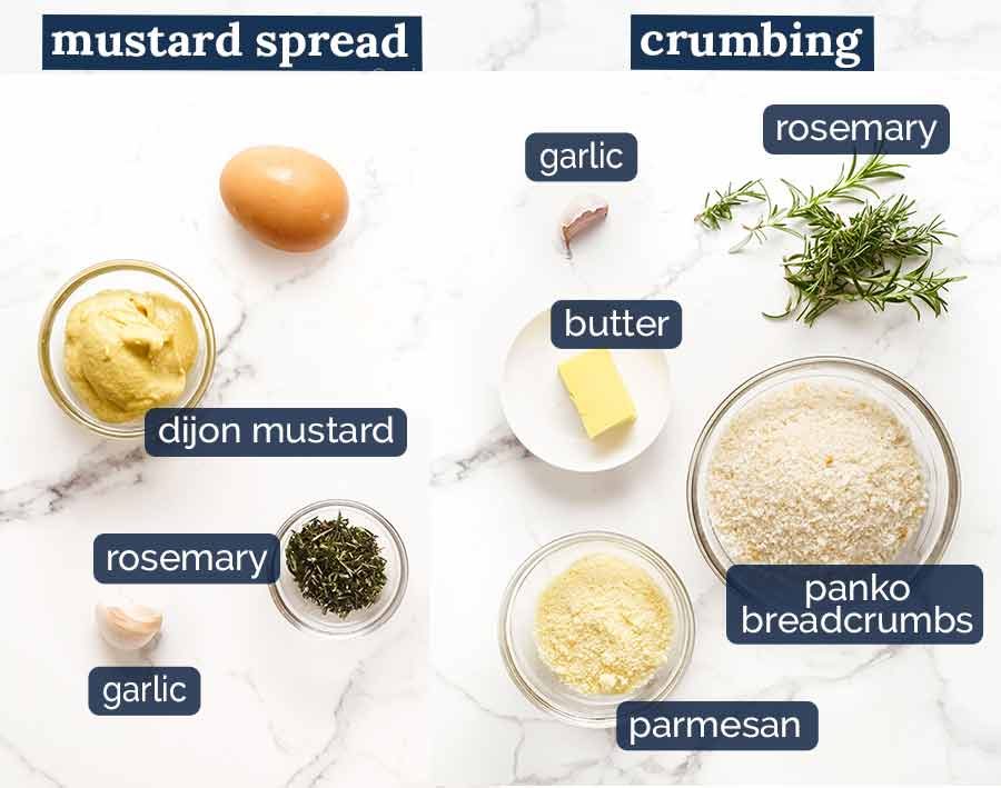 rack-of-lamb-ingredients Ingredients in Rosemary Crumbed Rack of Lamb