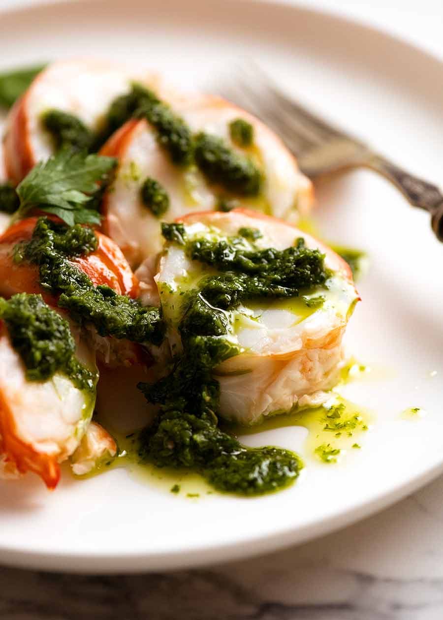 salsa-verde-with-lobster Salsa Verde with Lobster