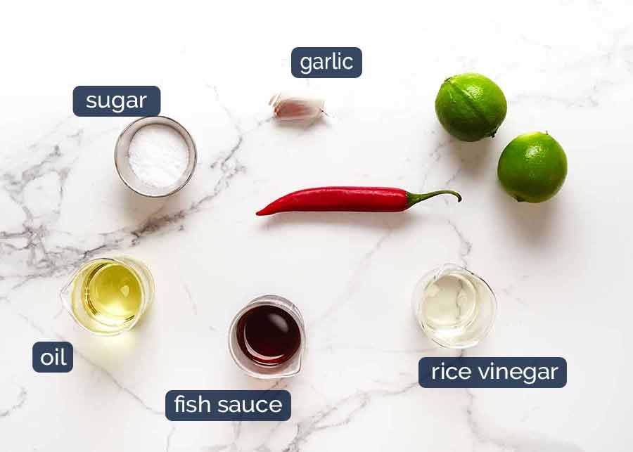 vietnamese-chicken-salad-dressing-ingredients Ingredients in Vietnamese Chicken Salad
