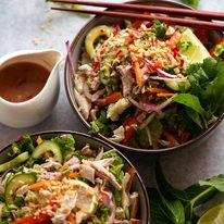 vietnamese-chicken-salad_4-sq Two bowls of Vietnamese Chicken Salad ready to be eaten
