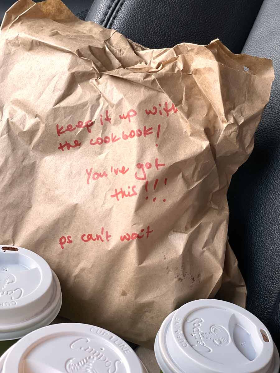 coffee-shop-message Making the RecipeTin cookbook