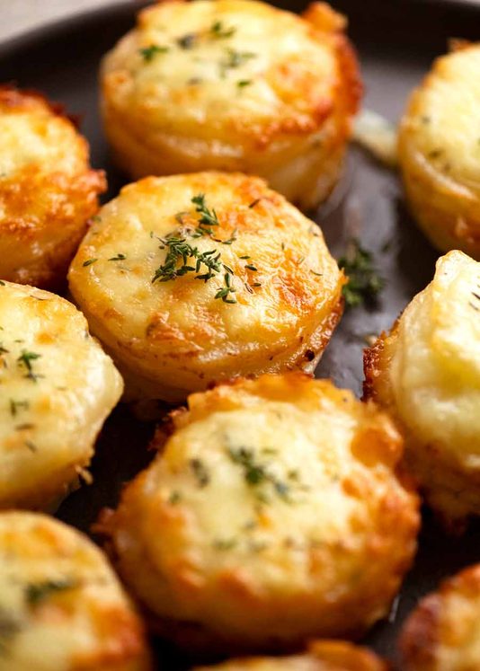 Cheesy Mini Potato Gratin Stacks (Muffin Tin) post thumbnail image