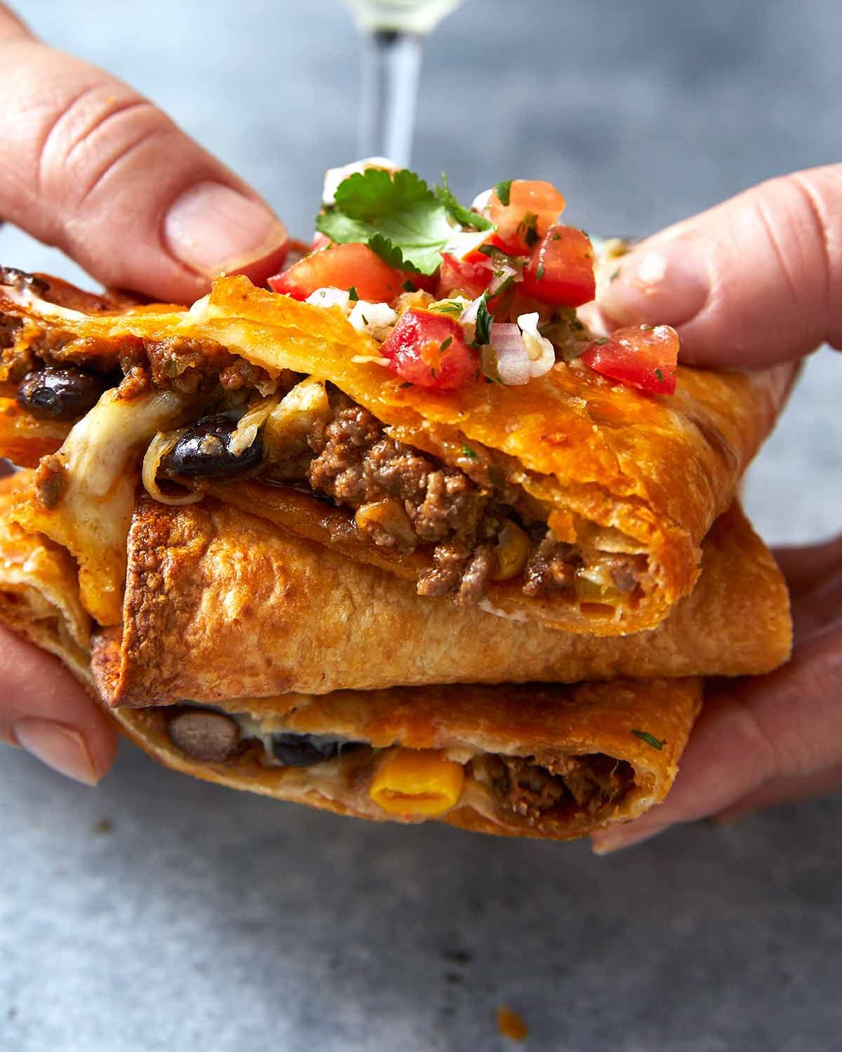 baked-beef-quasadillas-51251 Crispy quesadillas baked in the oven