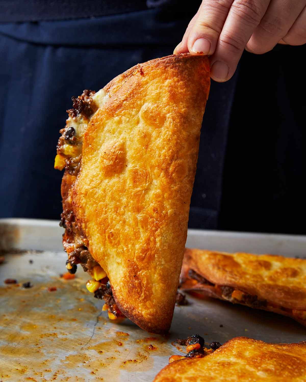 baked-beef-quasadillas-51259 Crispy quesadillas baked in the oven