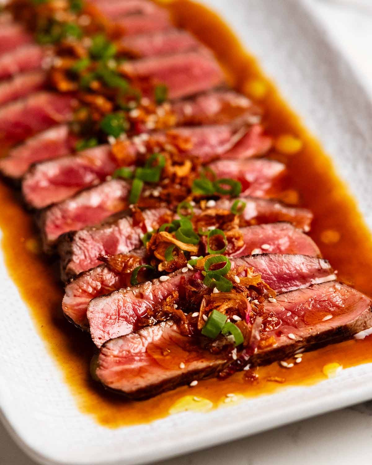 beef-tataki_9-1 Beef tataki with yuzu dressing