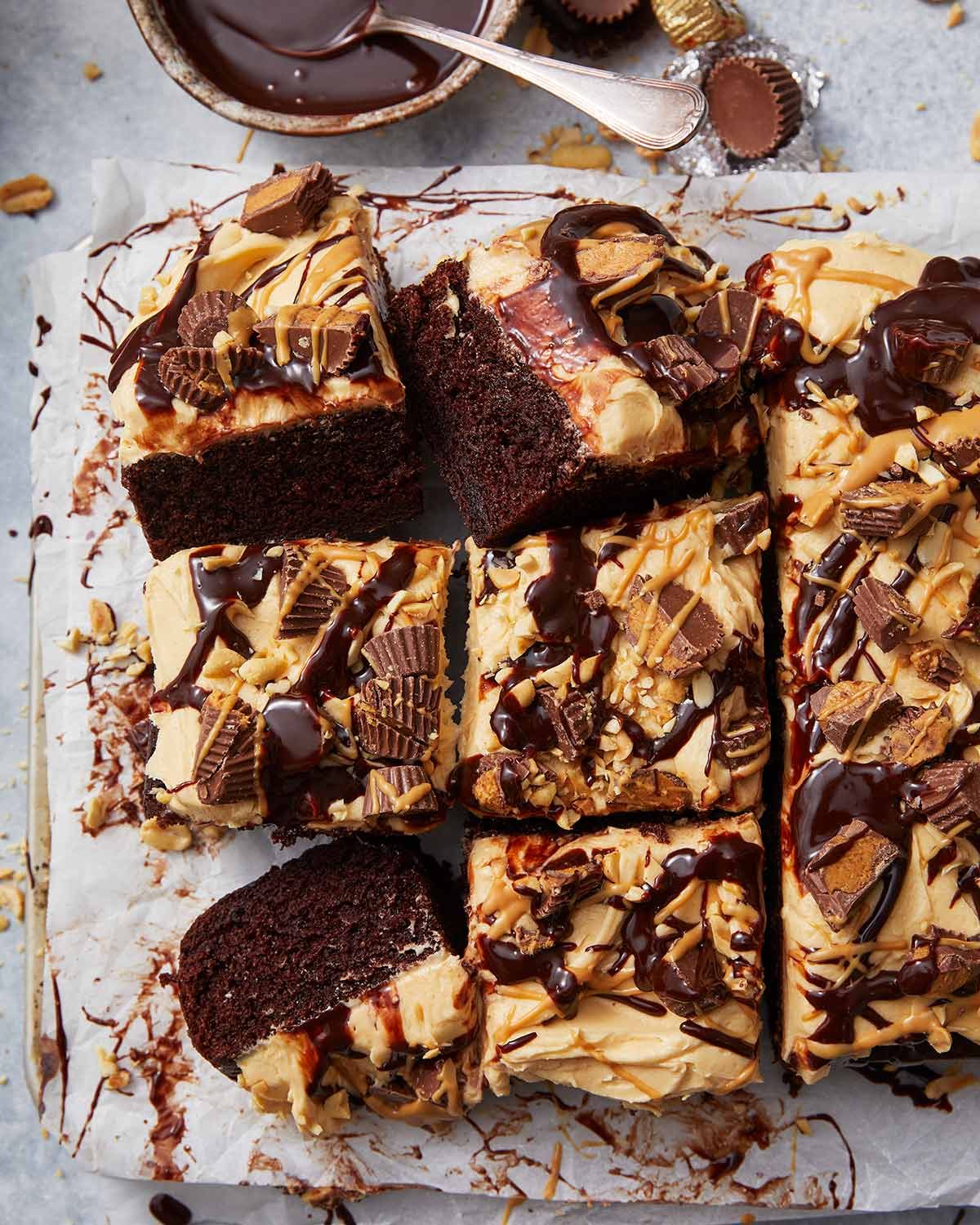 chocolate-peanut-butter-cake-6 Chocolate peanut butter cake photo
