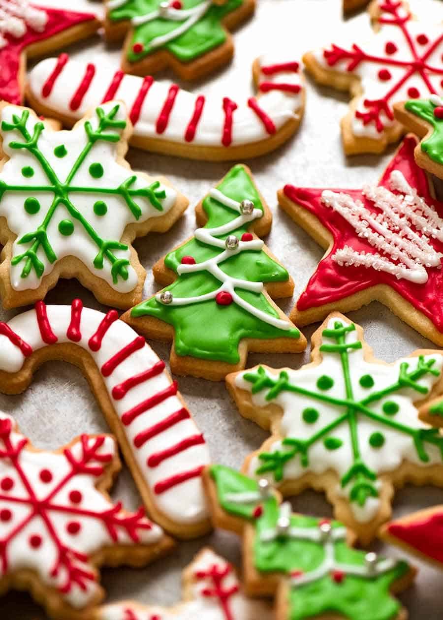 christmas-cookies-sugar-cookies_7 Close up of colourful Christmas Cookies