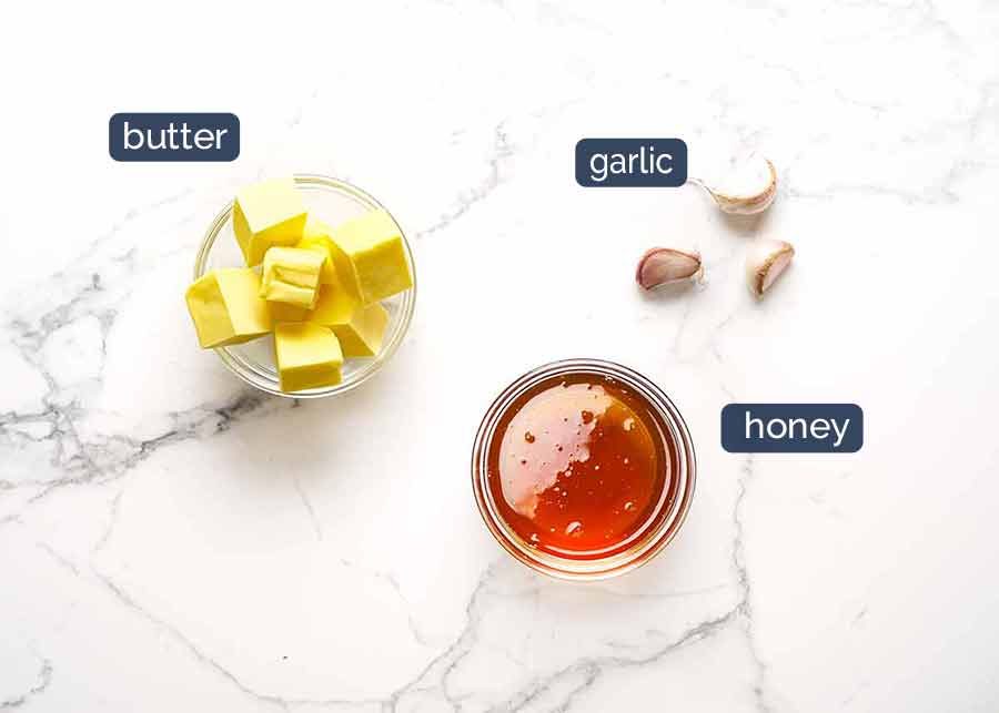 honey-butter-glaze-for-christmas-baked-salmon Ingredients for honey glaze for Christmas Baked Salmon
