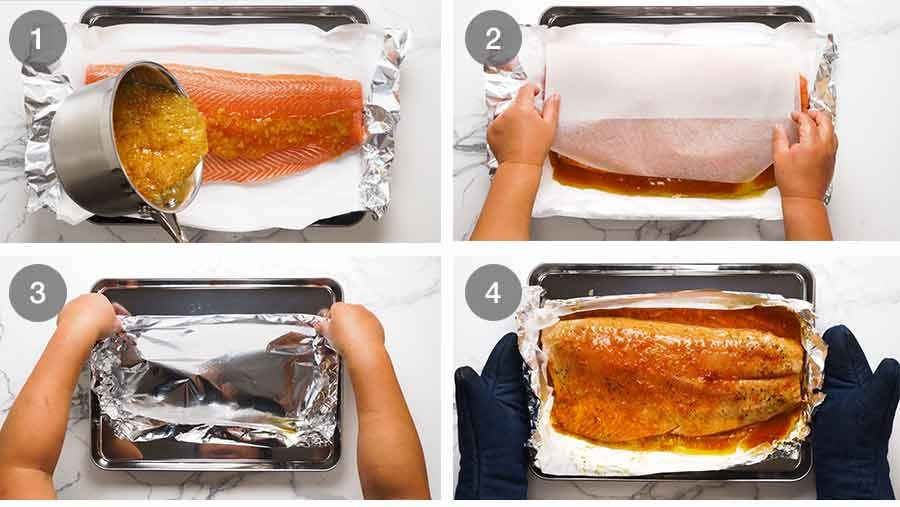 how-to-make-christmas-baked-salmon-1a How to make Christmas Baked Salmon