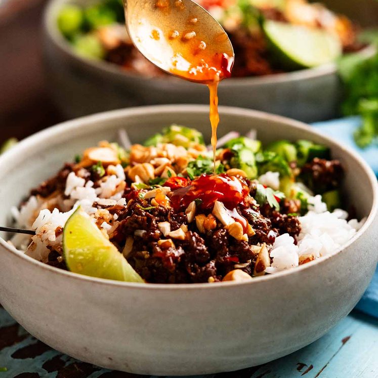 Thai Sweet Chilli Beef Bowls post thumbnail image