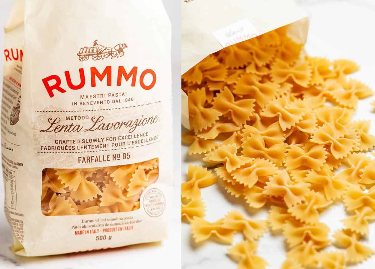 bow-tie-pasta Bow tie pasta - farfalle