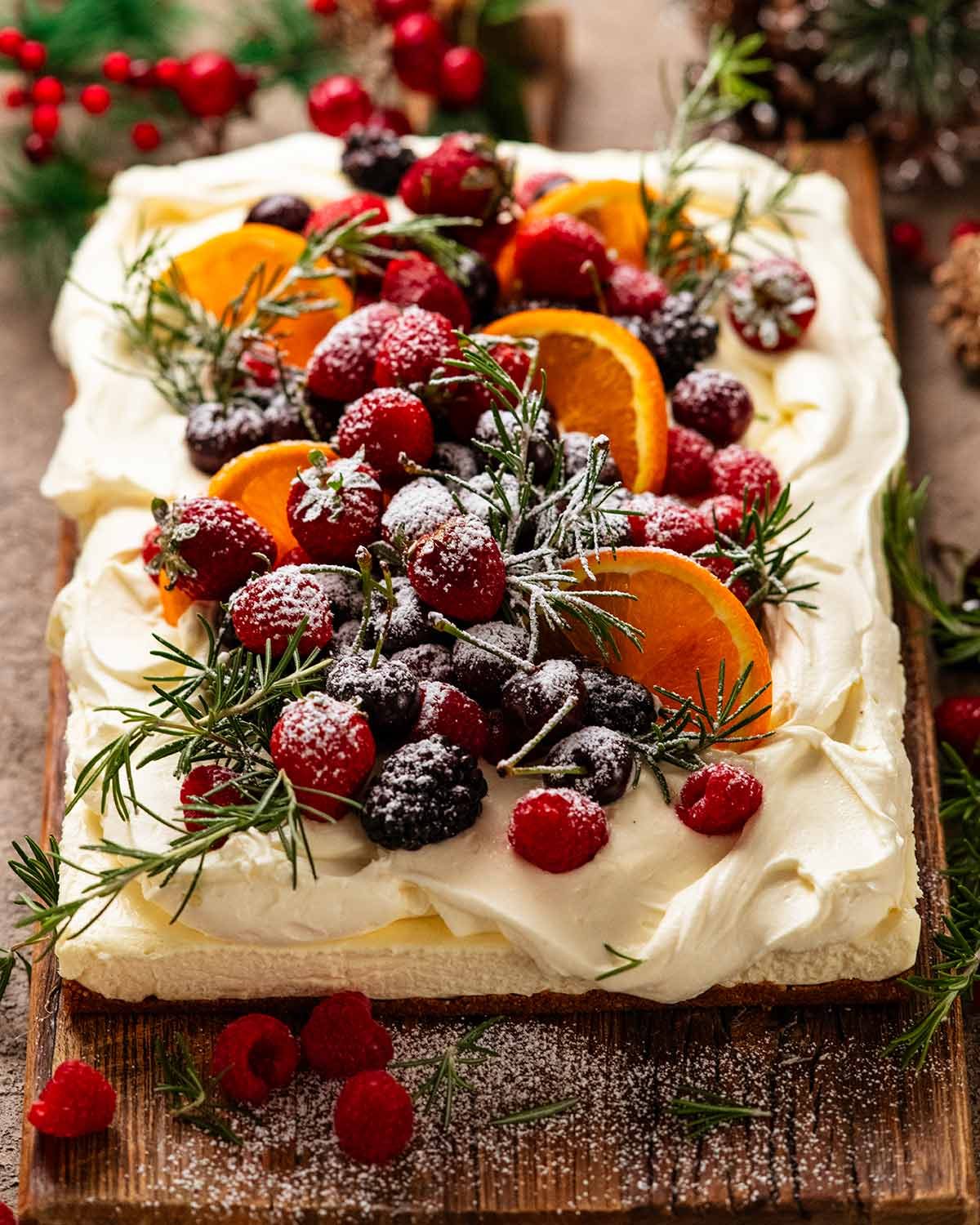 christmas-cheesecake-no-bake-slab_4 Christmas Cheesecake - slab no bake cheesecake