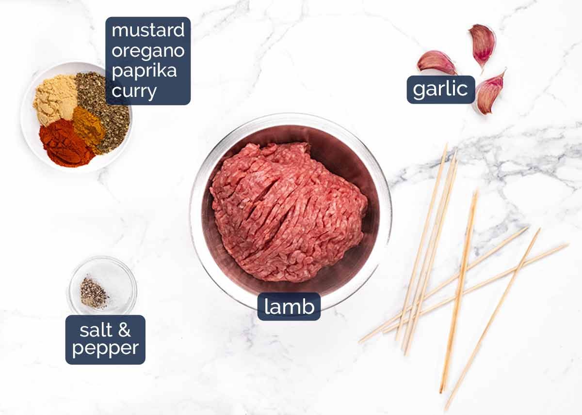greek-lamb-koftas-ingredients-1 Greek lamb kofta kebabs ingredients