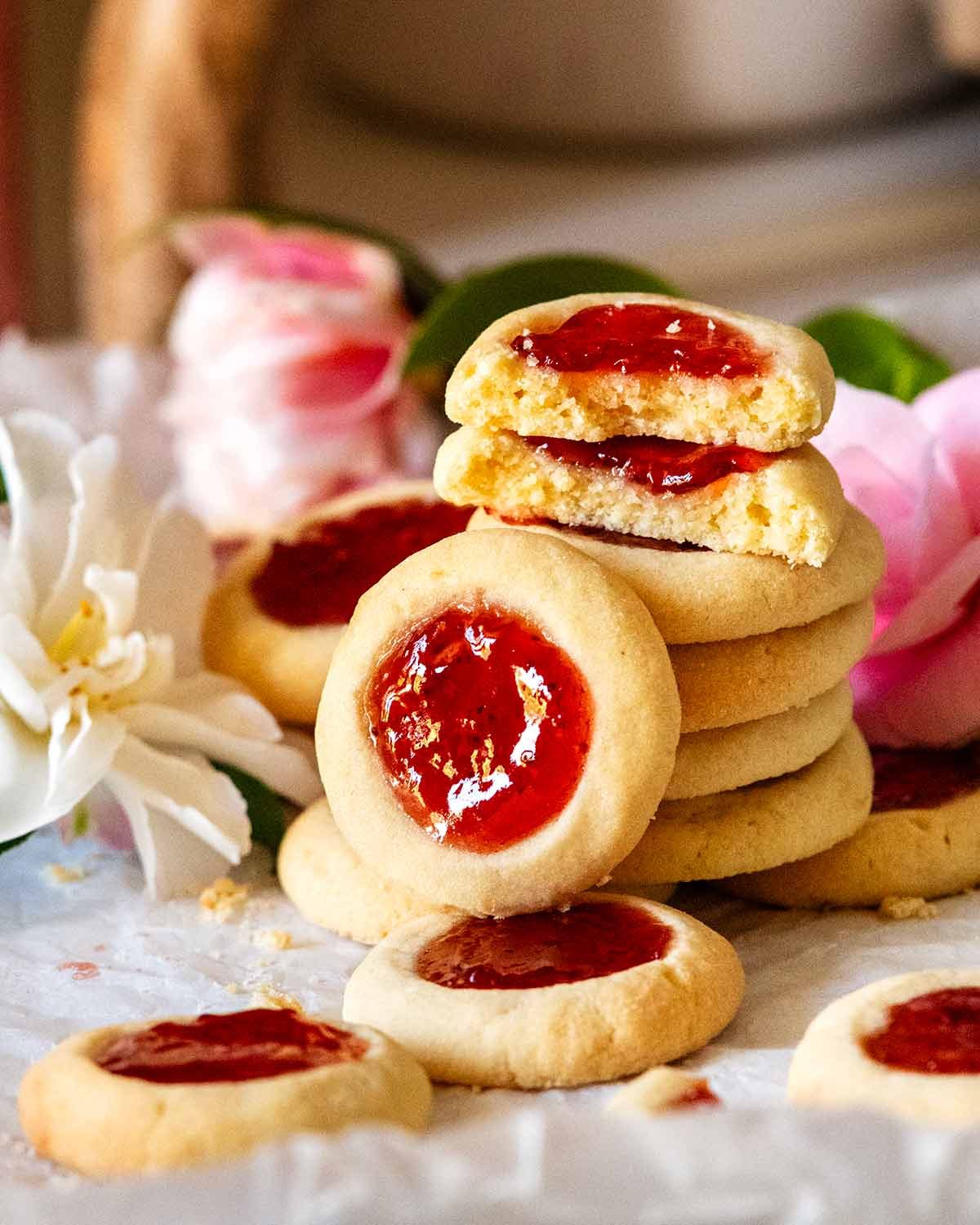 jam-drops-thumbprint-cookies_8-5 Jam drops - Thumbprint Cookies