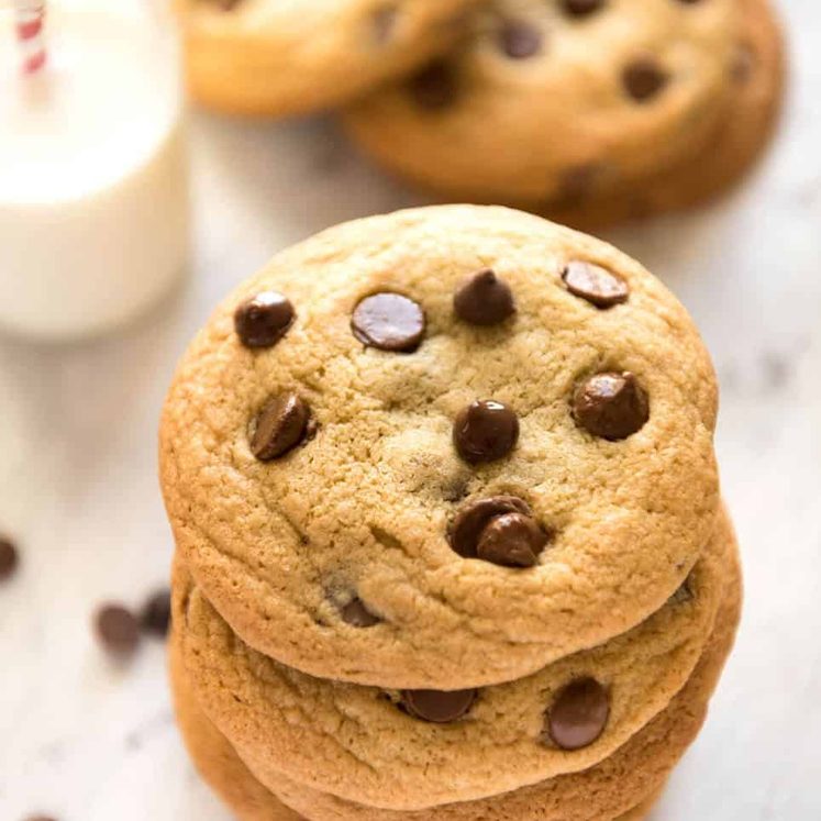 soft-chocolate-chip-cookies-3-1 Miracle SOFT Chocolate Chip Cookies that are almost impossibly easy - no creaming butter, no beater, no refrigeration, no rolling dough. These are magical! recipetineats.com