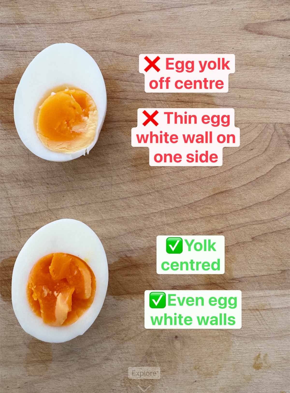 hard-boiled-eggs-for-devilled-eggs-1 Boiled eggs with centred yolks
