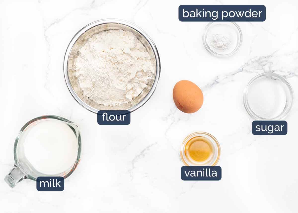 pikelets-ingredients How to make Pikelets