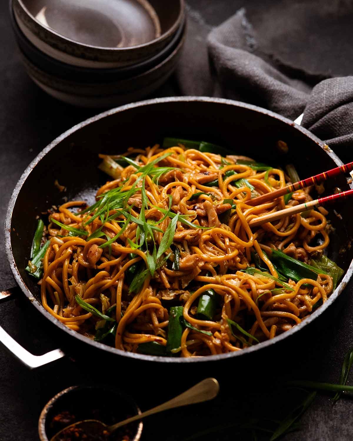 2-ingredient-noodle-stir-fry-_8 The fastest noodle stir fry I know