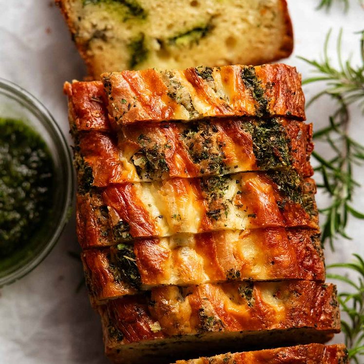 Cheese, Herb & Garlic Quick Bread (No Yeast) post thumbnail image