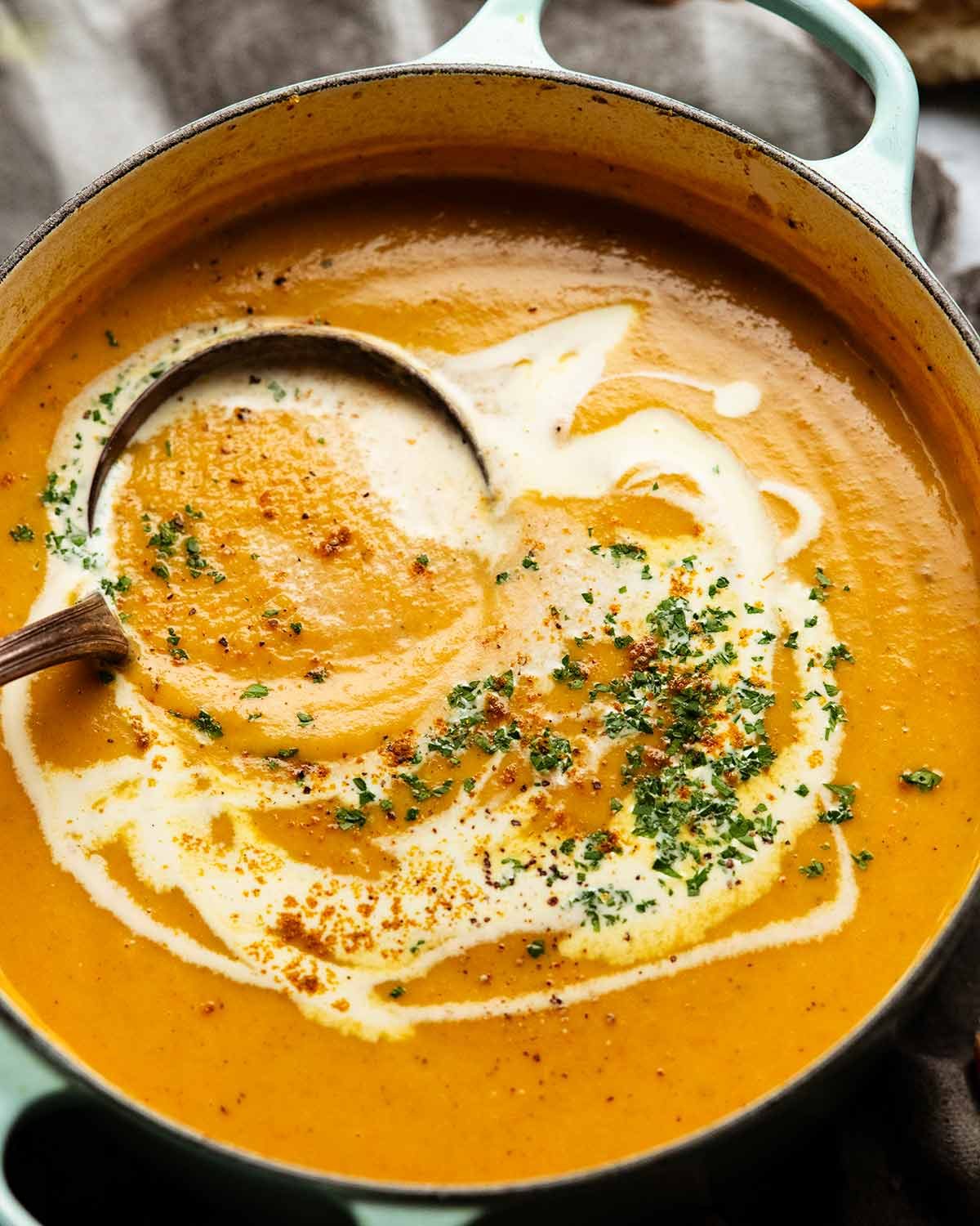 Creamy Harvest Root Vegetable Soup