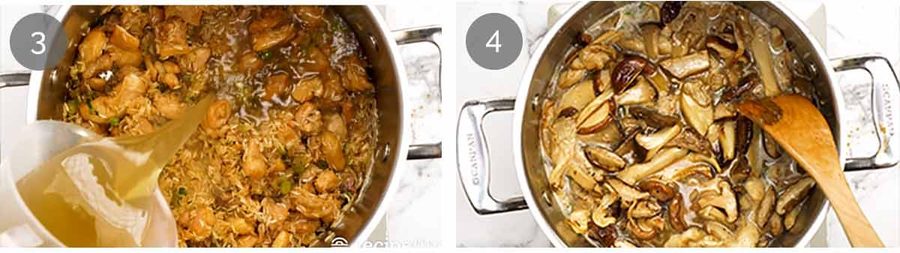 how-to-make-ginger-chicken-and-rice-with-mushrooms-3