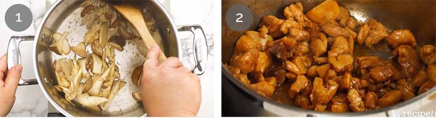 how-to-make-ginger-chicken-and-rice-with-mushrooms-5
