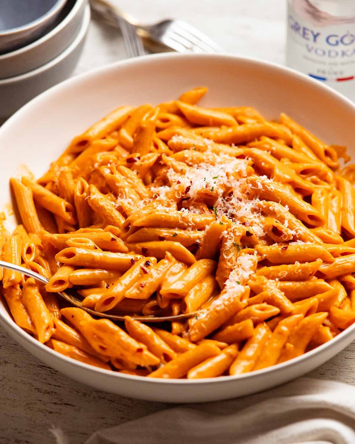 Vodka pasta - Penne alla Vodka