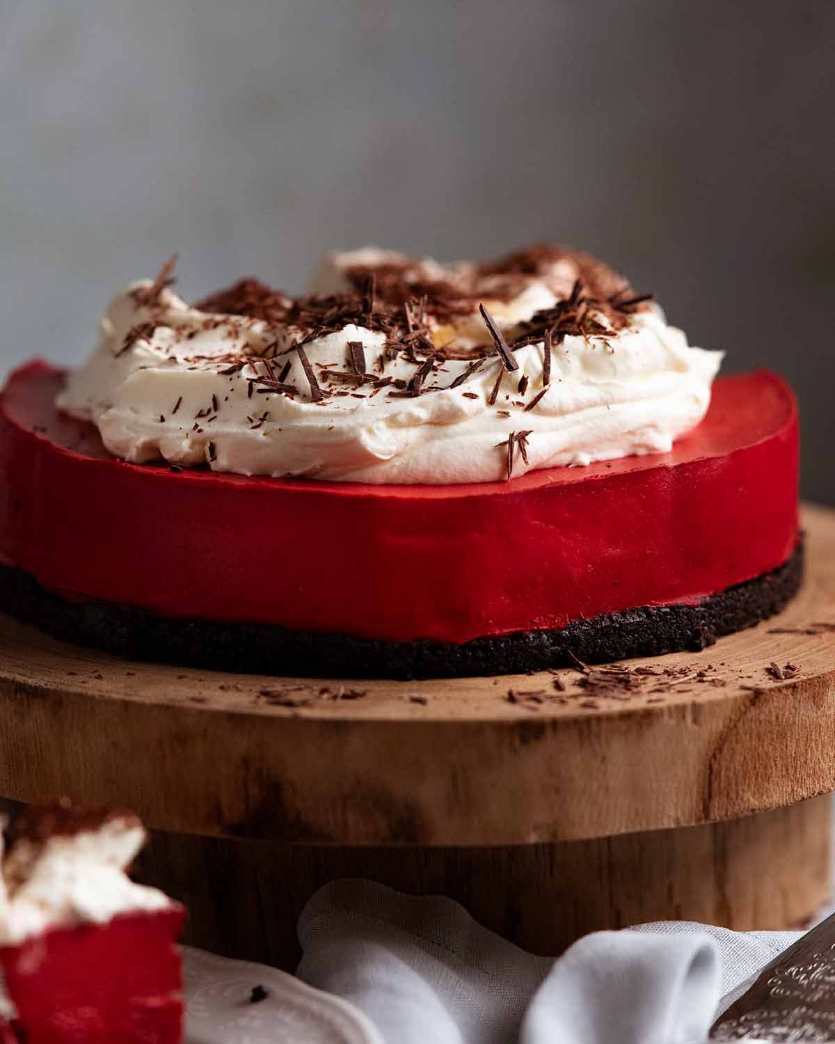 Red velvet cheesecake
