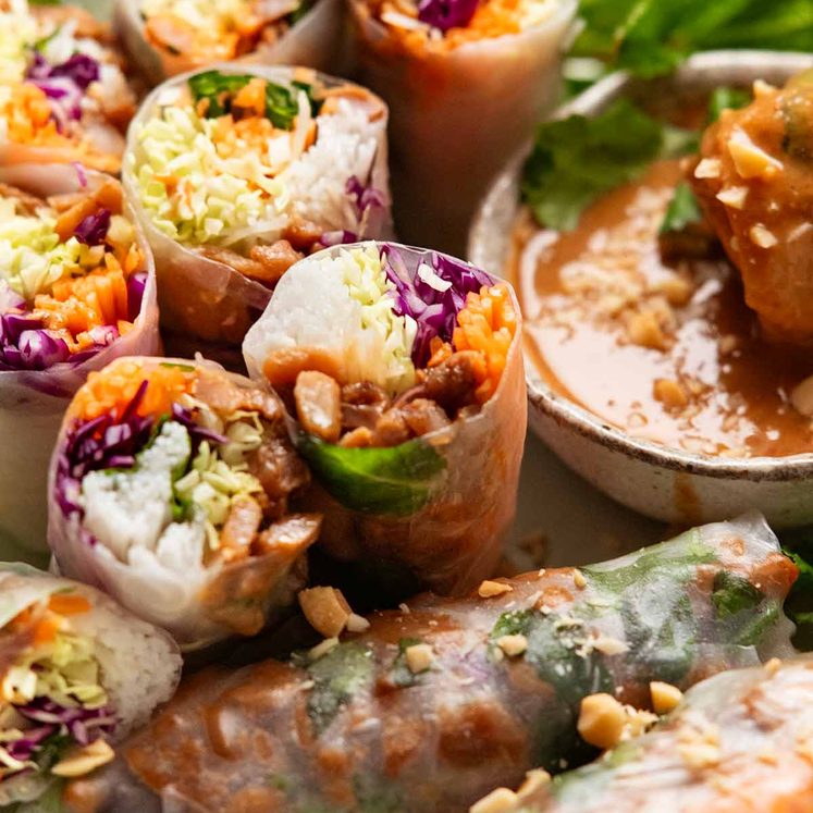 Lemongrass Chicken Rice Paper Rolls post thumbnail image