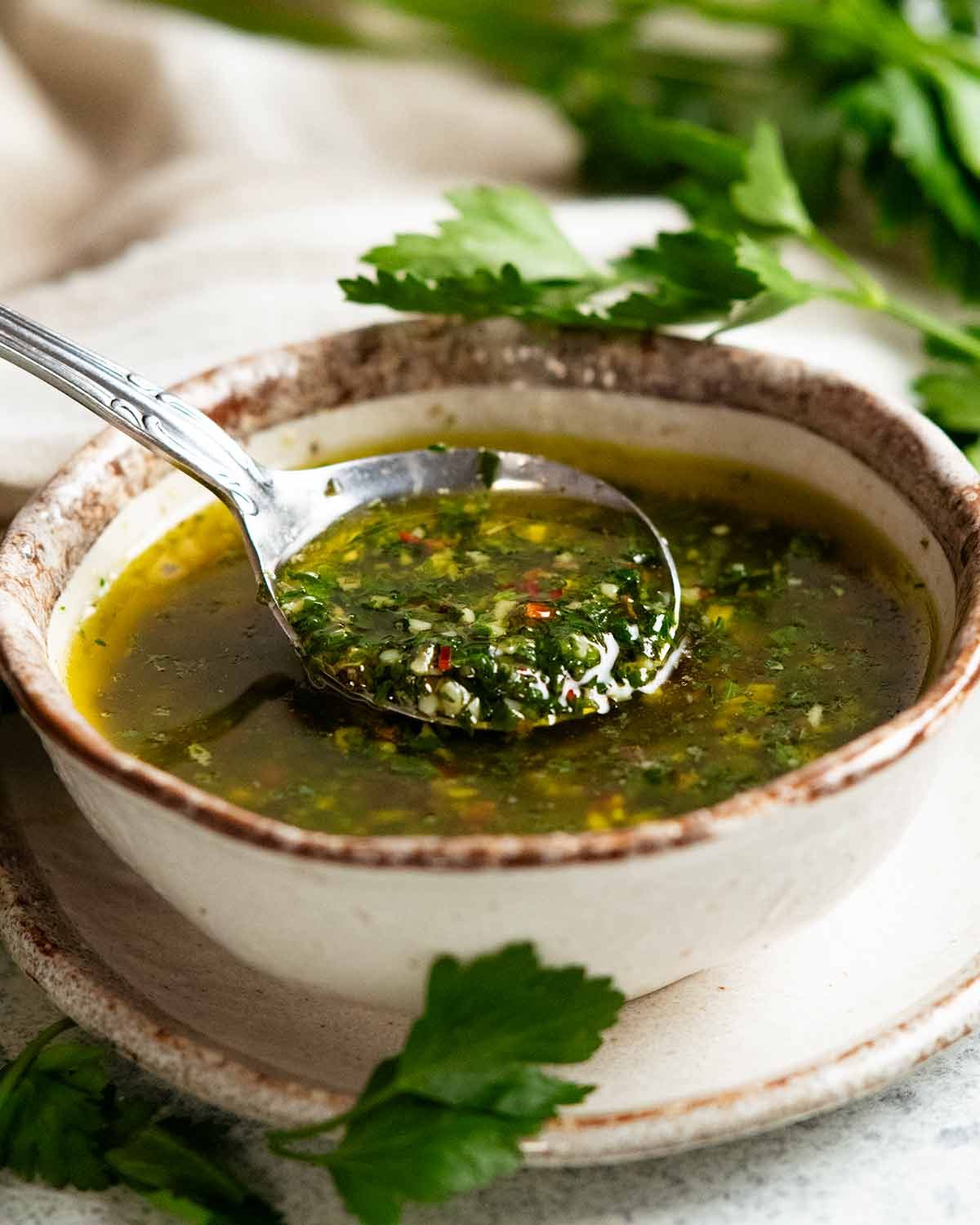 Chimichurri butter