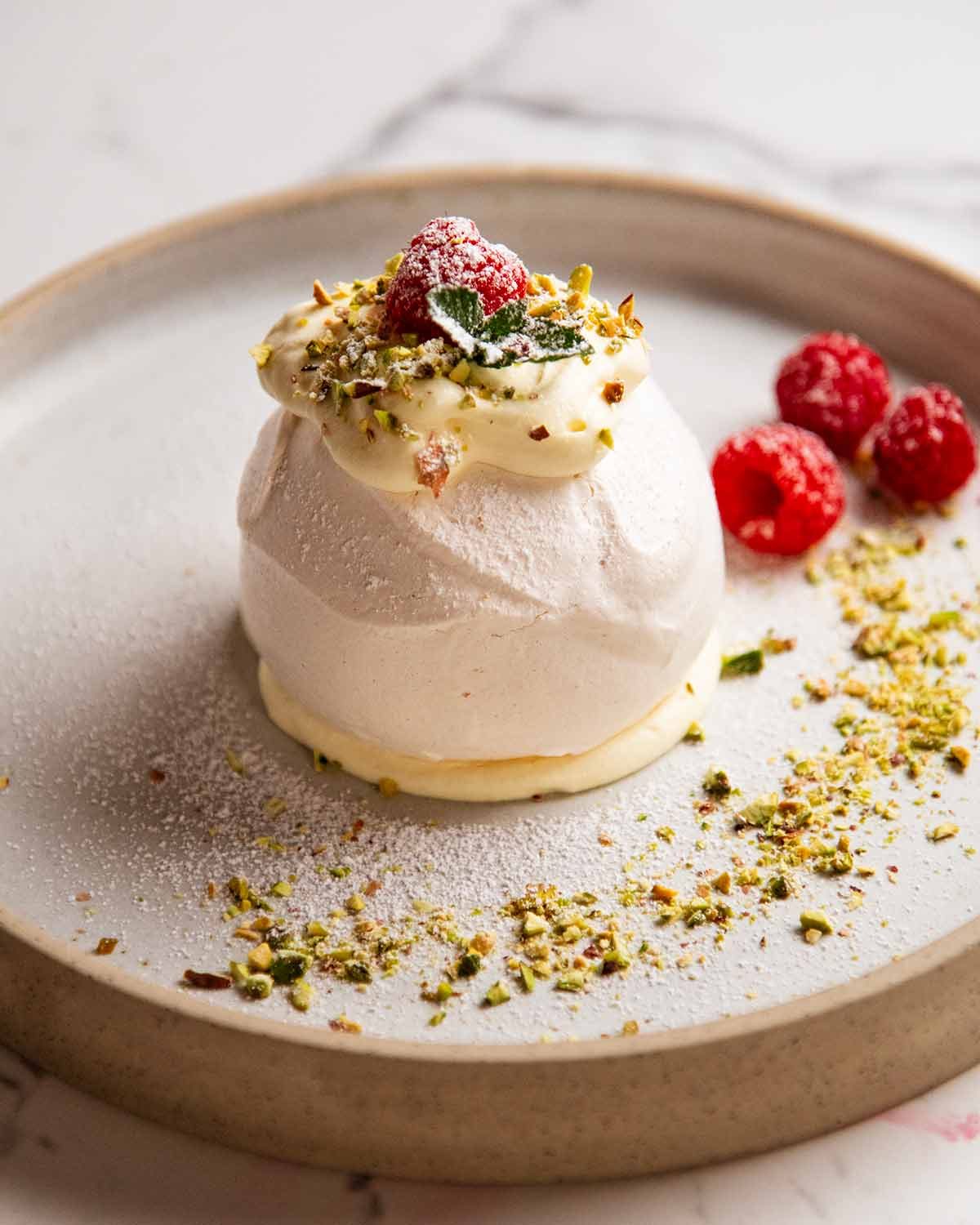 Pavlova Bombs - dinner party dessert